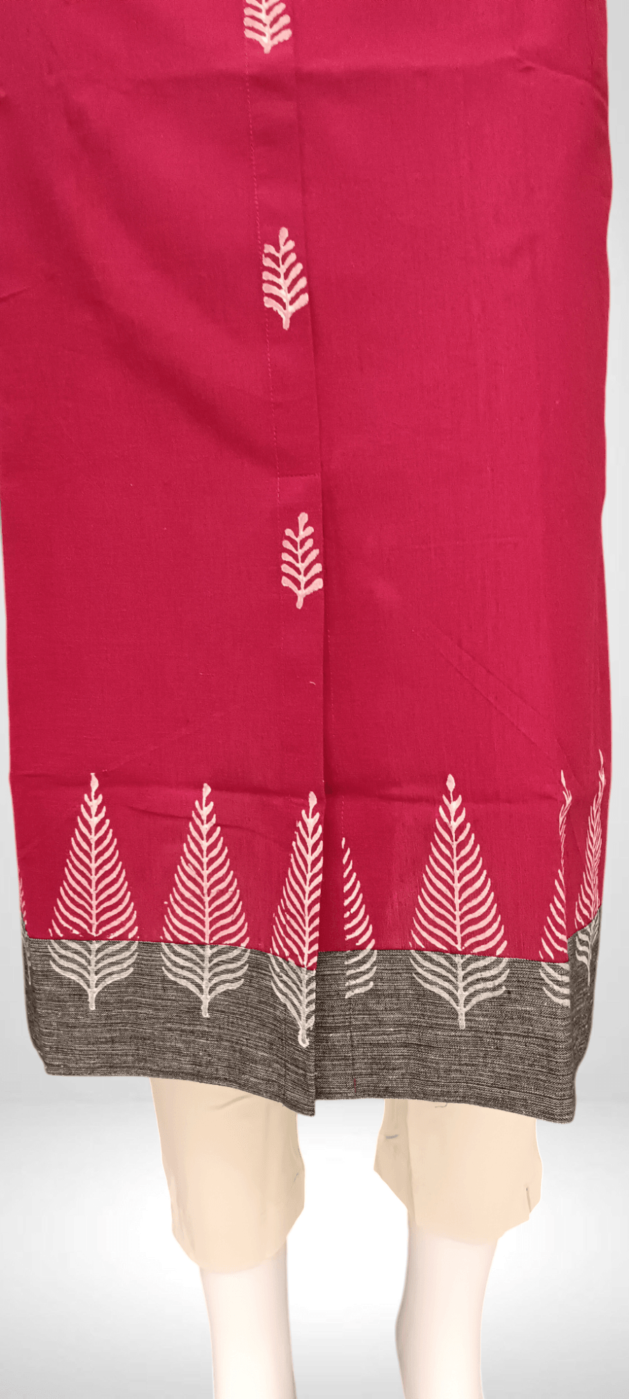 Ruby Elegance pink Cotton Kurti